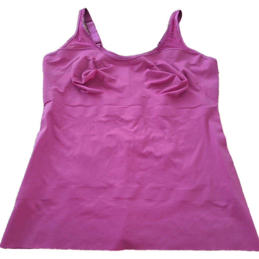Ruby Ribbon Heritage Sheer Cami Camisole Womens Size 42 Shaping Top 1806 Purple